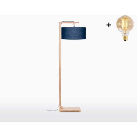 GOOD&MOJO Vloerlamp Himalaya - Bamboe|Taupe - Ø47cm