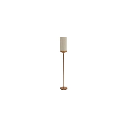 Light&living Vloerlamp Ø23x159 cm DANIA hout print naturel+touw crème