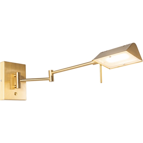QAZQA Design wandlamp messing incl. LED dimbaar - Notia