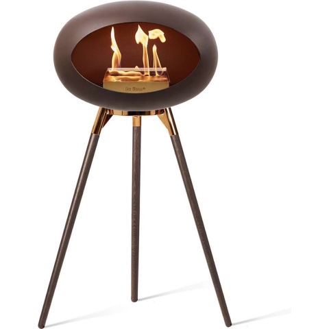 Le Feu Ground Wood High 79cm Bruin|Goud|Donkerbruin Oak