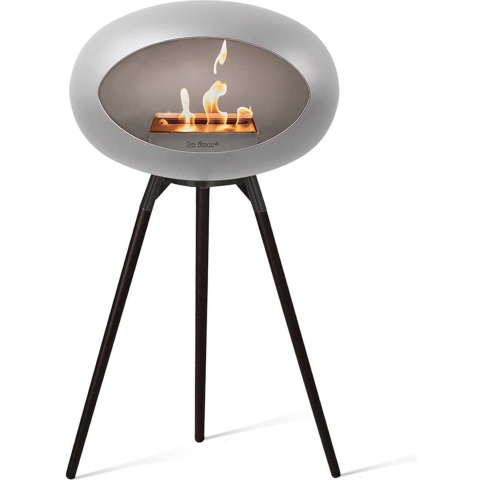 Le Feu Ground Wood High 79cm Grijs|Zwart|Zwart