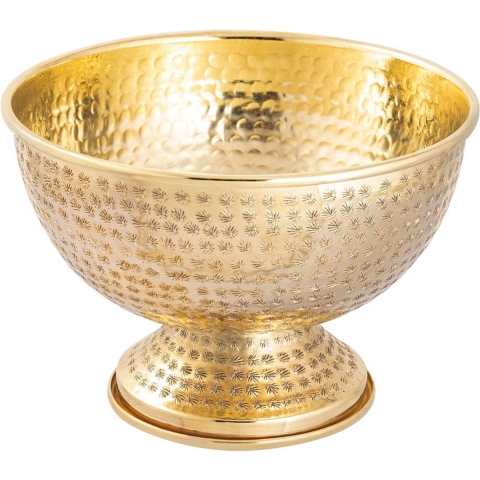SVJ Wijnkoeler Rond - 29 x 29 x 20 cm - Ijzer - Goud