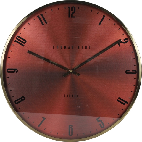 Decostar Wandklok rond Jewel koper|goud 53cm