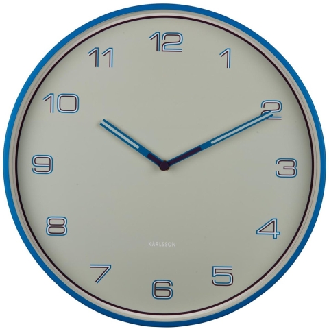 Karlsson - Wall Clock Lined Numbers