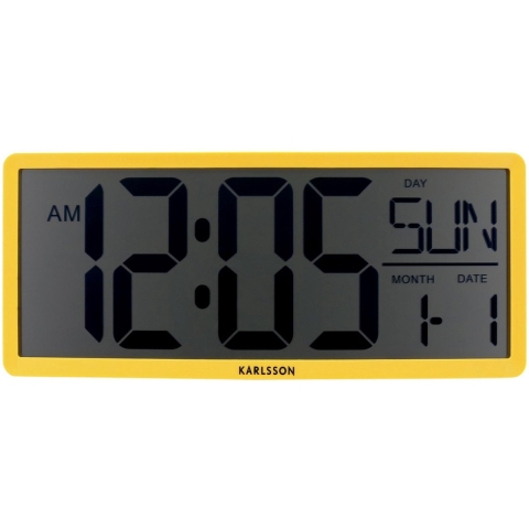 Karlsson - Wall|Table Clock Retro LCD