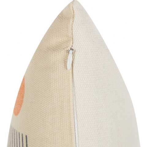 Beliani-CALIBRACHOA -Sierkussen set van 2-Beige-45 x 45 cm-Polyester