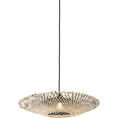 QAZQA Oosterse hanglamp bamboe 50 cm - Rina