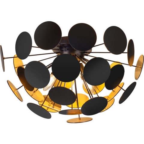 TRIO Discalgo Plafondlamp 3x E14 - Mat Zwart