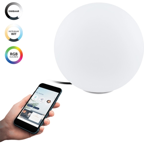 EGLO connect.z Monterolo-Z Smart Vloerlamp Buiten - E27 - Ø 30 cm