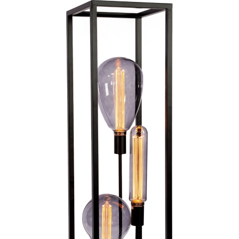Vurna - Jadah vloerlamp zwart staal 160 cm