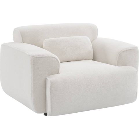 sweeek - 1-zits fauteuil in boucléstof
