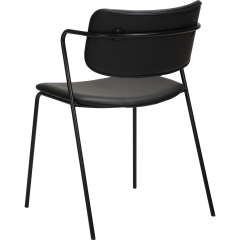 Dan-Form Zed Eetkamerstoel Vintage Zwart set van 2