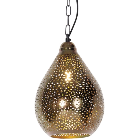 QAZQA Oosterse hanglamp koper - Maruf 5