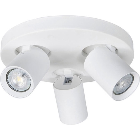 HighLight opbouwspot Oliver 3L rond - wit