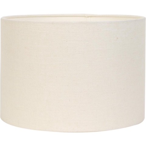 Light & Living Cilinder Lampenkap Livigno - Eiwit - Ø30x21cm