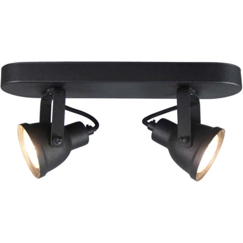 LABEL51 - Led Spot Max 2-Lichts - Zwart Metaal