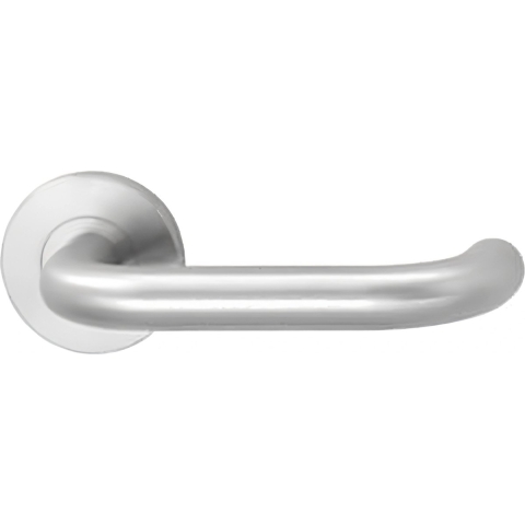 Hafi Private Line - Deurkruk model 202 rond RVS geborsteld