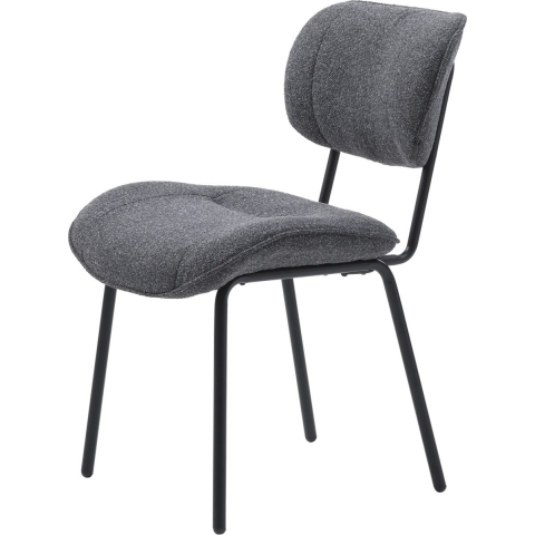 Hygge Interiors Buffalo Melange Donkergrijs Eetkamerstoel set van 2