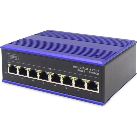 Digitus DN-651119 Industrial Ethernet Switch 8 poorten 10 / 100 / 1000 MBit/s