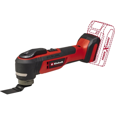 Einhell TP-MG 18 Li BL 4465190 Multifunctioneel accugereedschap Brushless, Zonder accu, Zonder lader, Incl. accessoires Aantal meegeleverde accus: 0