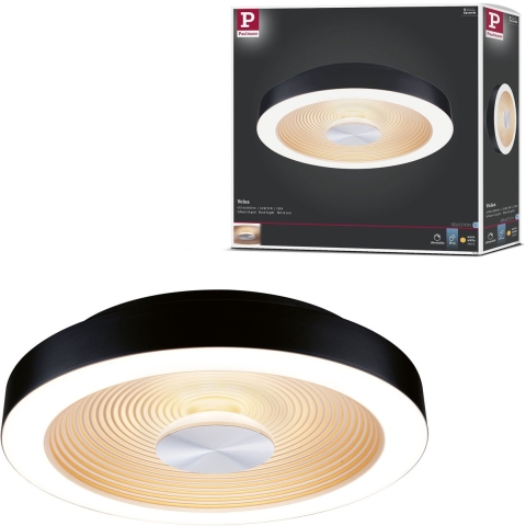 Paulmann 71178 Volea LED-plafondlamp LED 3.5 W, 13 W Zwart, Goud