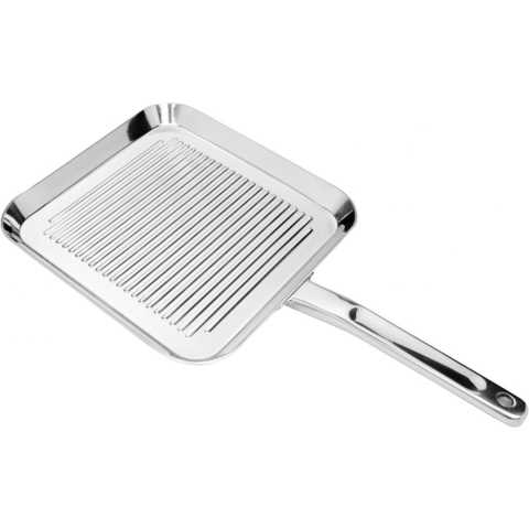 Cookai - Grillpan, 5-ply, RVS, 28 x 28 cm - Cookai