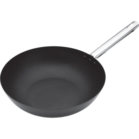 Carbonstalen wok, 30 cm - Masterclass Professional
