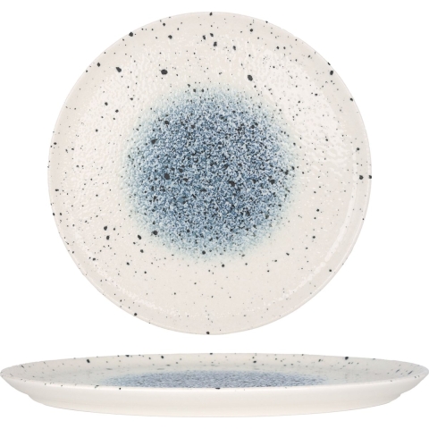 Rinart Pizzabord - Splash - Porselein - 32 cm - set van 2