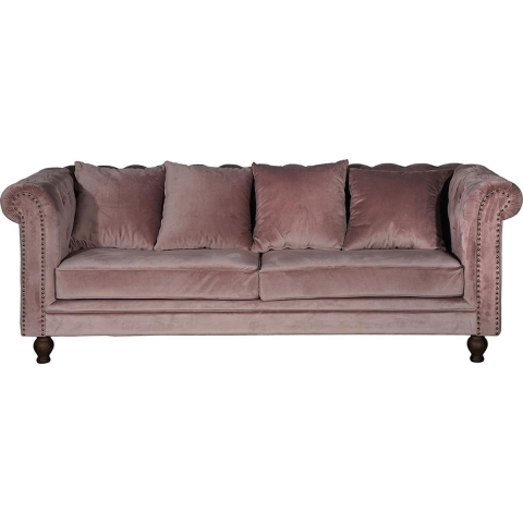 Venture Home Velvet Bank 88 x 80 x 217 - Roze