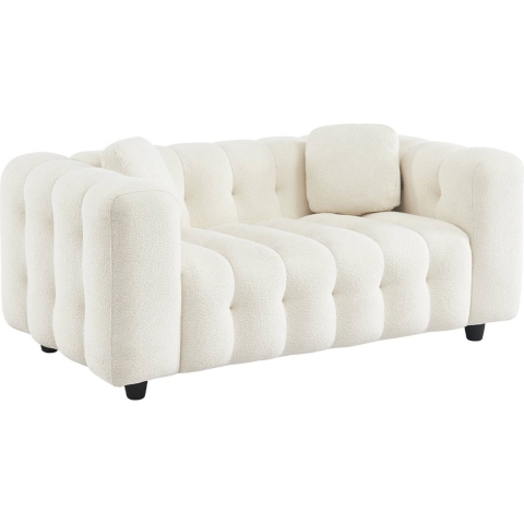 sweeek - 2-zitsbank, bekleed met bouclé textuur