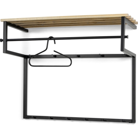 Spinder Design RIZZOLI XL (100 cm) Wandkapstok - Zwart | Eiken