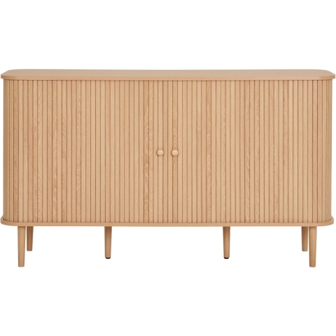 House Nordic - Dressoir Naturel MDF - 140x40x79cm - 2 Deurs - Nikko
