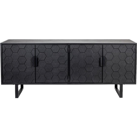 Puur Lazaro dressoir laag - zwart