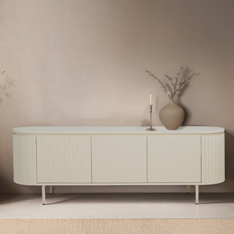 Livingfurn - Tv-meubel Patou - Ivoor - 170 cm