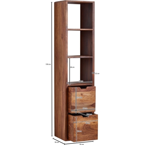 Sky Style Mumbai Hangkast met 2 Lades