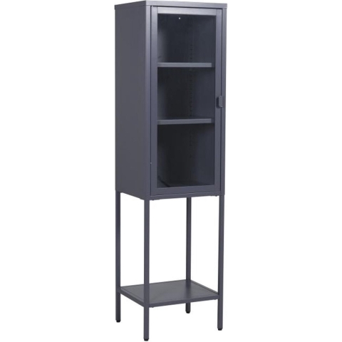 Svea - Zivo vitrinekast - 40 x 150 cm - grijs