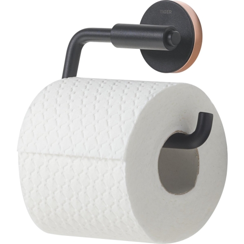 Tiger Urban Toiletrolhouder zonder Klep - Zwart