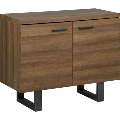 Beliani - TIMBER - Sideboard - Donkere houtkleur - MDF