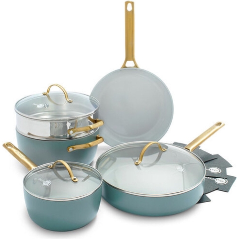 Greenpan Padova Pannenset 5-delig met 2 pannenbeschermers
