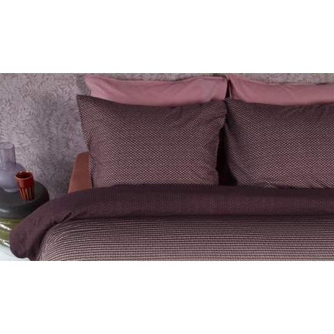 Beddinghouse Demi Dekbedovertrek - 140x200/220 - Donker Rood