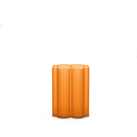 Kartell Okra Vaas H 24 cm - Oranje