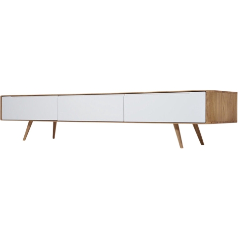 Gazzda Ena Lowboard Naturel - TV meubel - 225 x 42 cm
