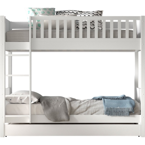 Vipack Scott Stapelbed met Slaaplade Wit