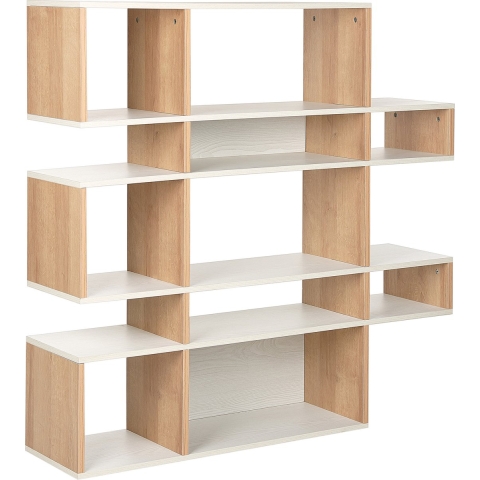 Beliani - AMARILO - Boekenkast - Lichte houtkleur - MDF