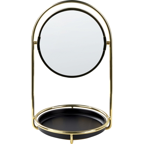 Beliani - INDRE - Make-up spiegel - Goud - IJzer