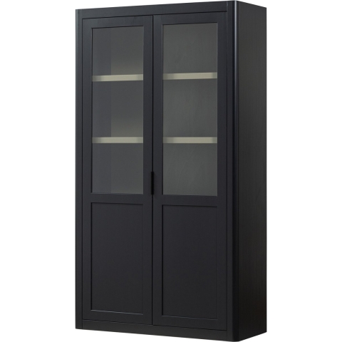 WOOOD Gunnar Buffetkast - Grenen - Matzwart|Mud - 217x120x48