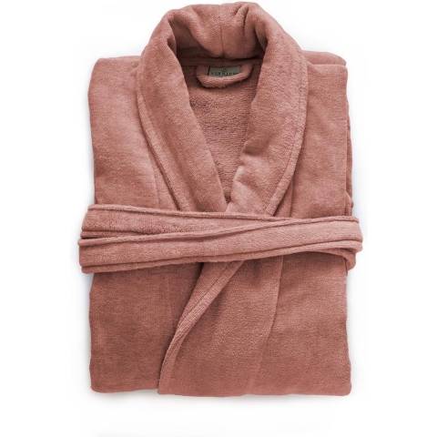 LINNICK Pure Badjas Velours rose XXL