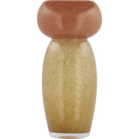 Villa Collection Styles Glazen Vaas - Geel / Oranje