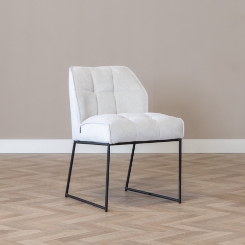 Bronx71 Scandinavische eetkamerstoel Jelle off white