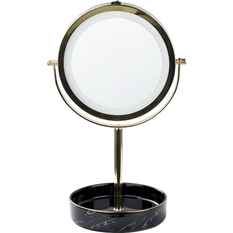 Beliani - SAVOIE - Make-up spiegel - Goud|Zwart - IJzer